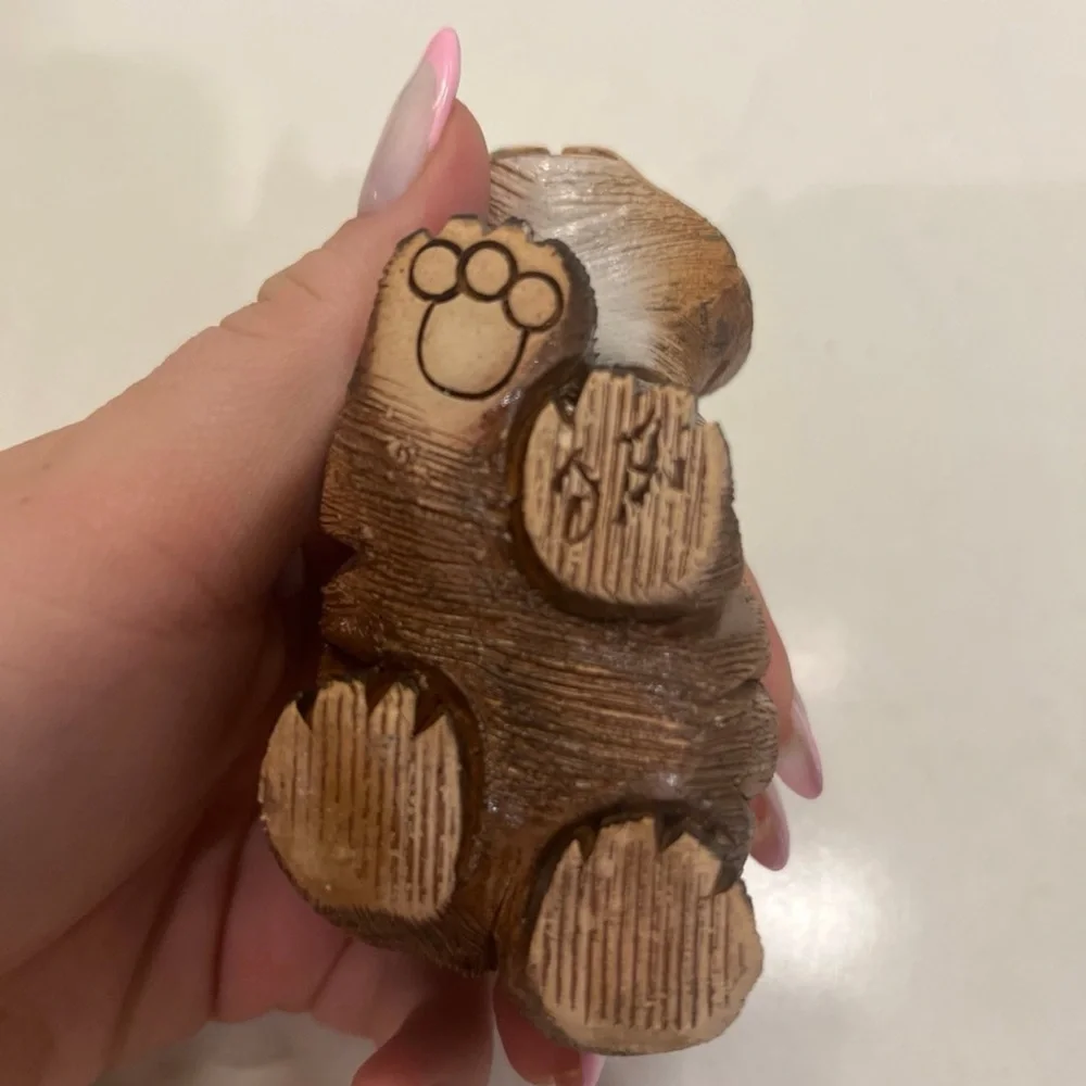 Charming Brown Cat Figurine